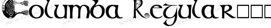 Columba Regular字体转换